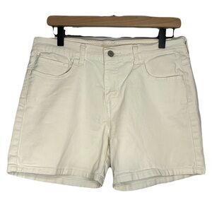 Levi's 515 White Jean Shorts Size 10